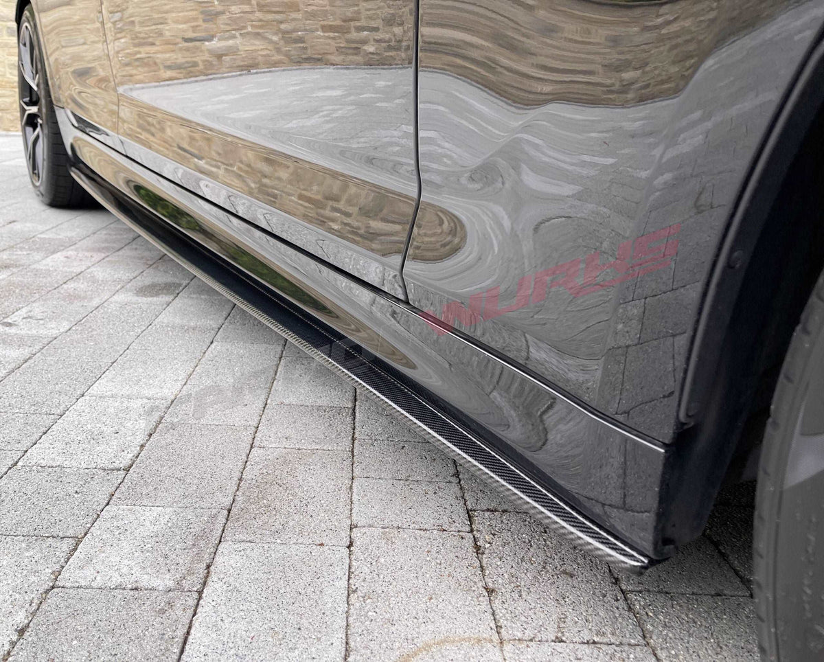 BMW M5 F90 CARBON FIBRE SIDE SKIRT EXTENSIONS