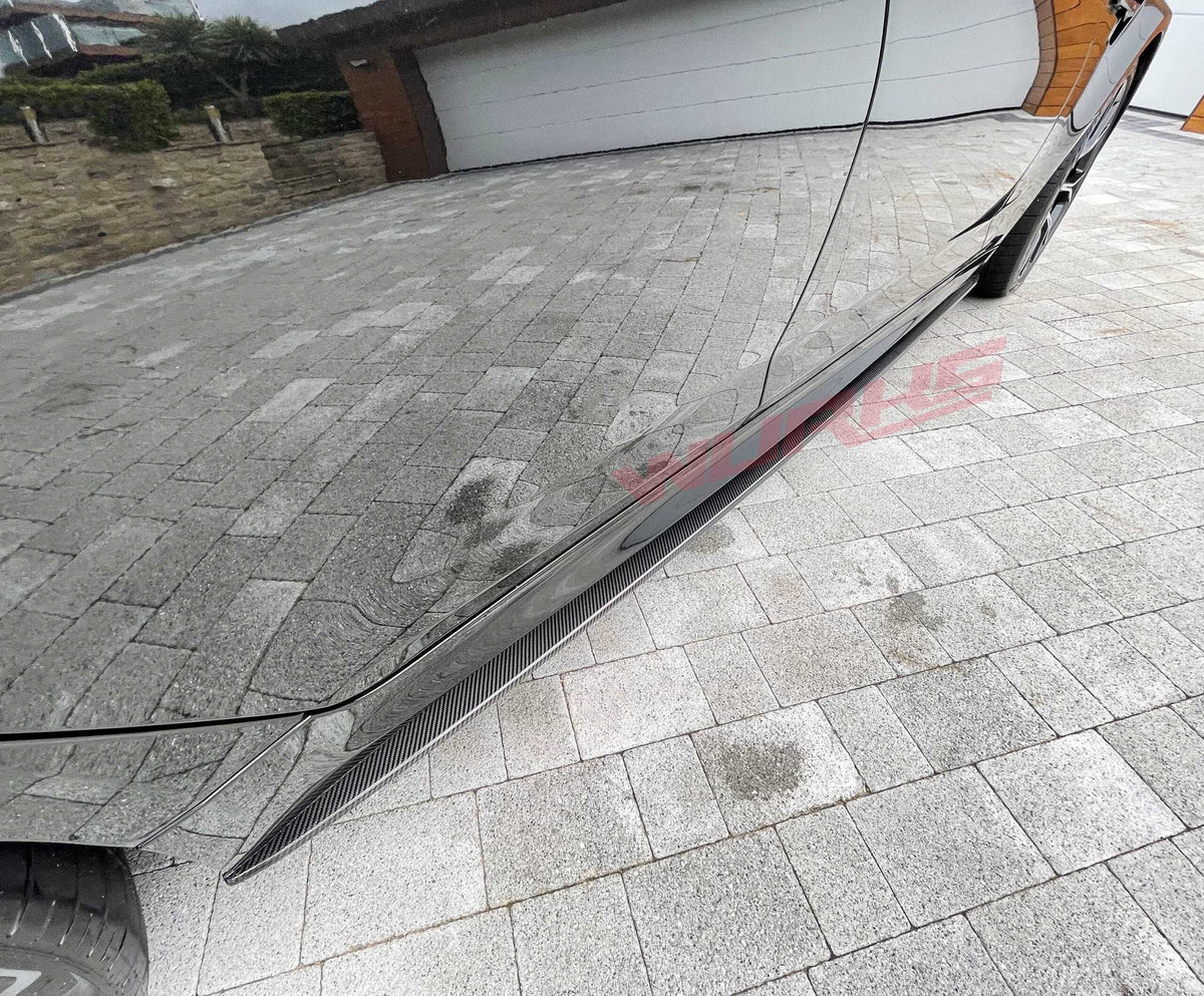 BMW M5 F90 CARBON FIBRE SIDE SKIRT EXTENSIONS