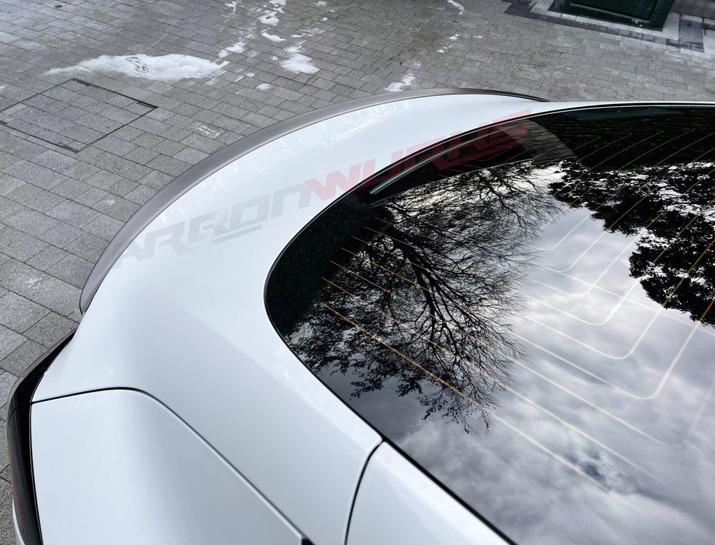 TESLA MODEL 3 CARBON FIBRE PERFORMANCE STYLE BOOT SPOILER