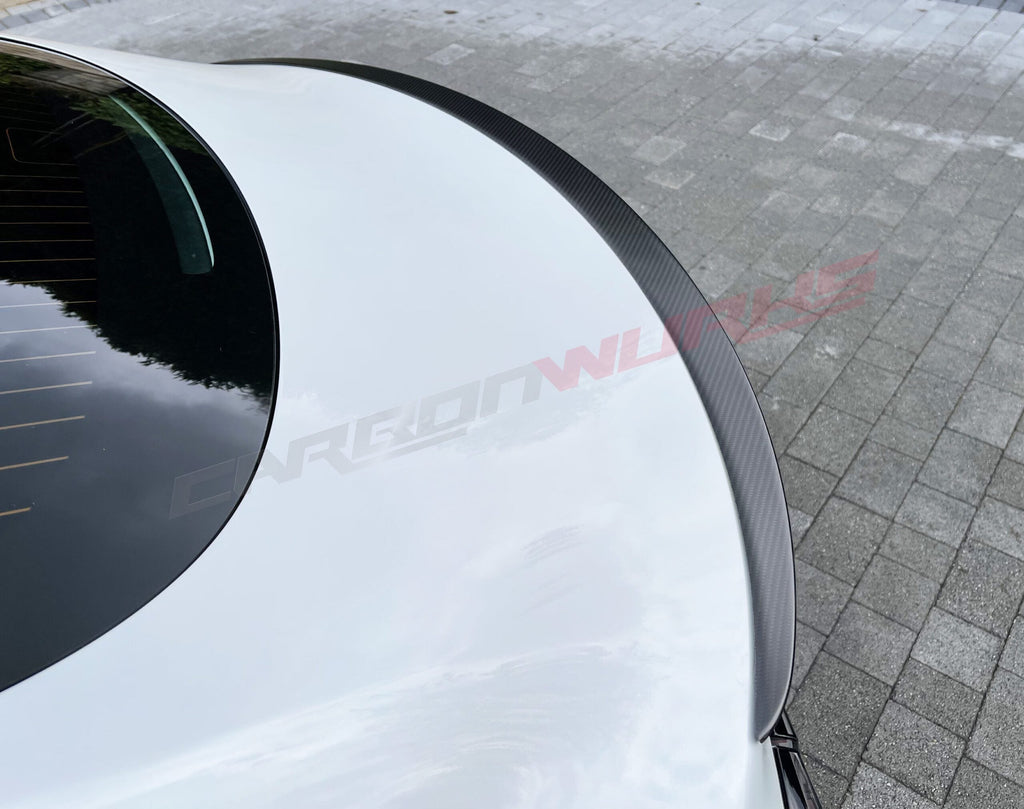 TESLA MODEL 3 CARBON FIBRE PERFORMANCE STYLE BOOT SPOILER
