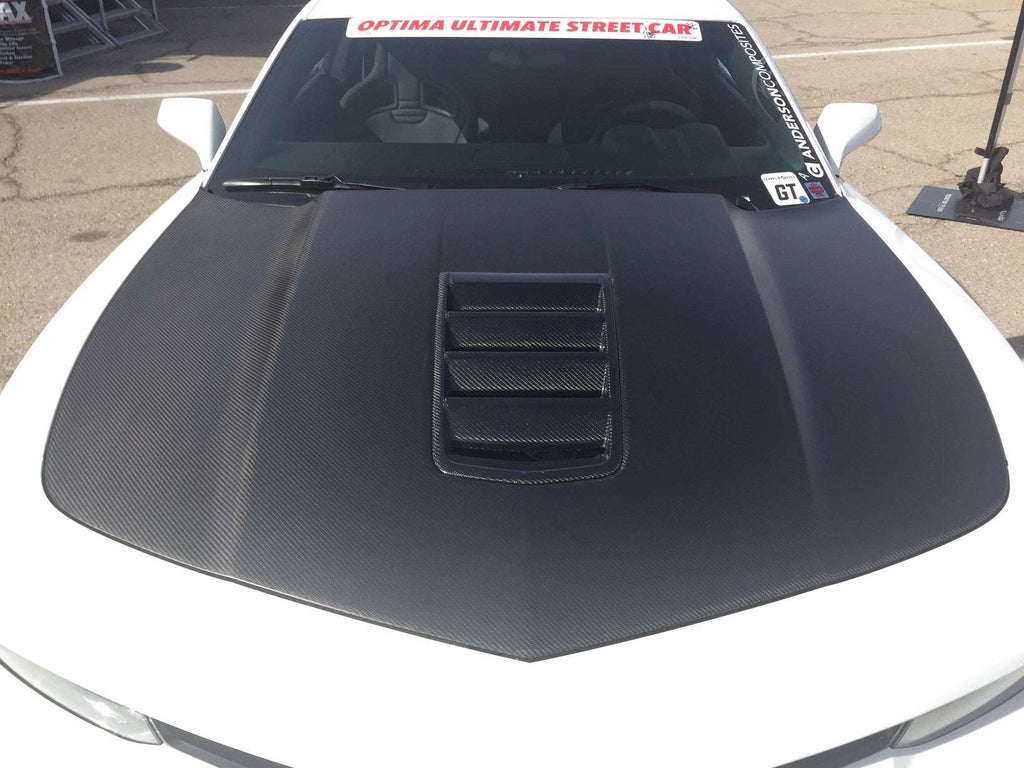 2014 - 2015 Camaro Type-Z28  Dry Carbon Fiber Hood