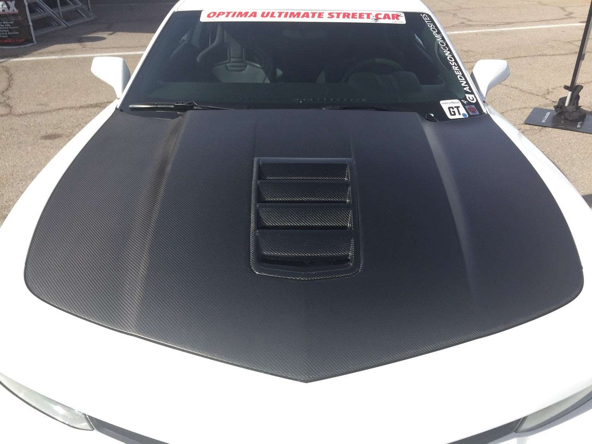 2014 - 2015 Camaro Type-Z28  Dry Carbon Fiber Hood