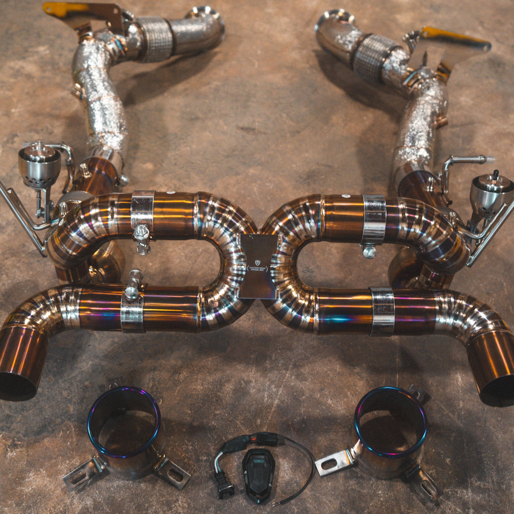 Ferrari F8 Valved Sport Exhaust System