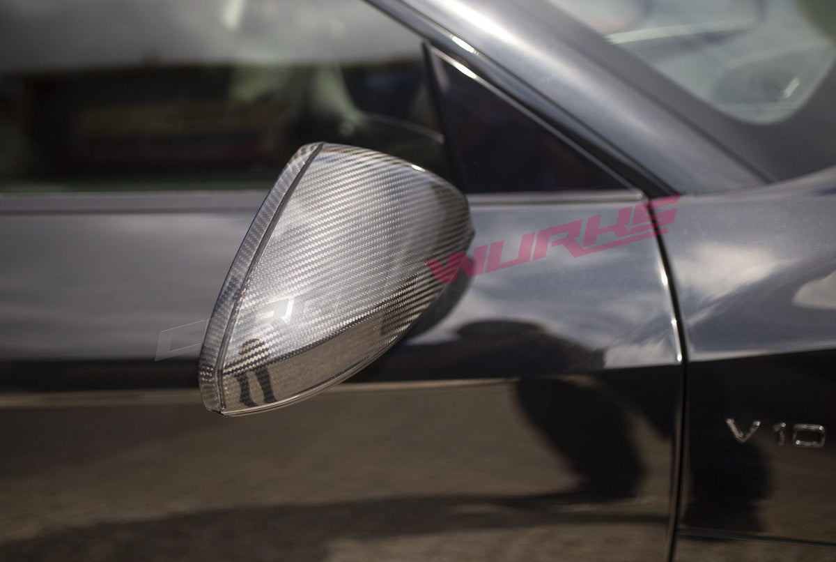MIRRORS IN CARBON FIBER / FITS AUDI R8 GEN 2