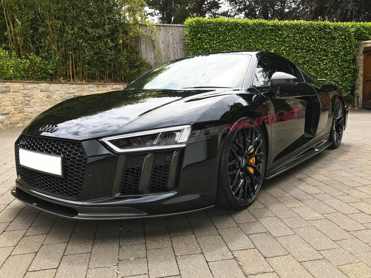 SIDE SKIRT EXTENSIONS CARBON FIBRE AUDI R8 GEN 2 (PRE-FACELIFT)