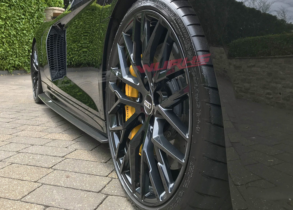 SIDE SKIRT EXTENSIONS CARBON FIBRE AUDI R8 GEN 2 (PRE-FACELIFT)