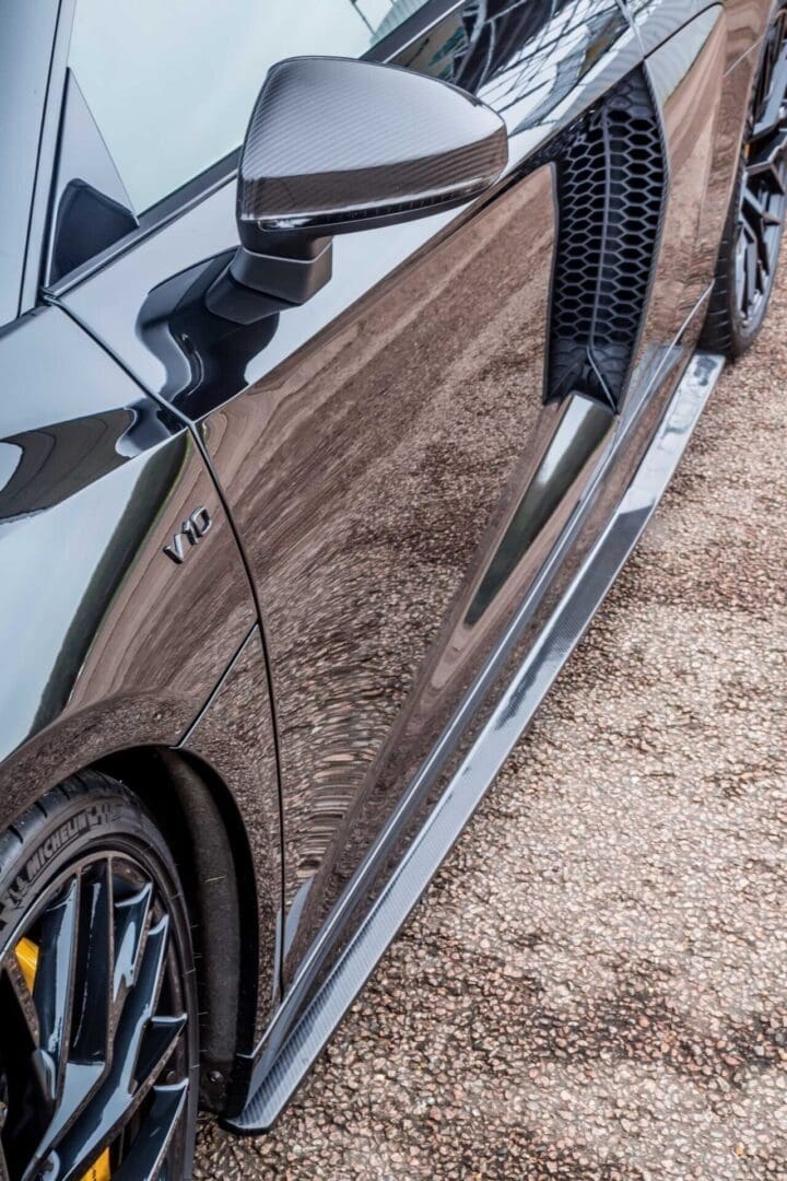 SIDE SKIRT EXTENSIONS CARBON FIBRE AUDI R8 GEN 2 (PRE-FACELIFT)