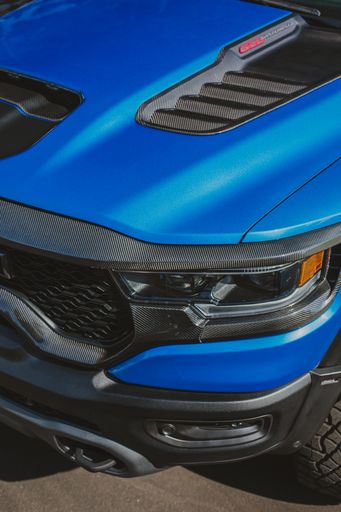2021-2023 RAM TRX CARBON FIBER FRONT GRILLE TRIM - UPPER